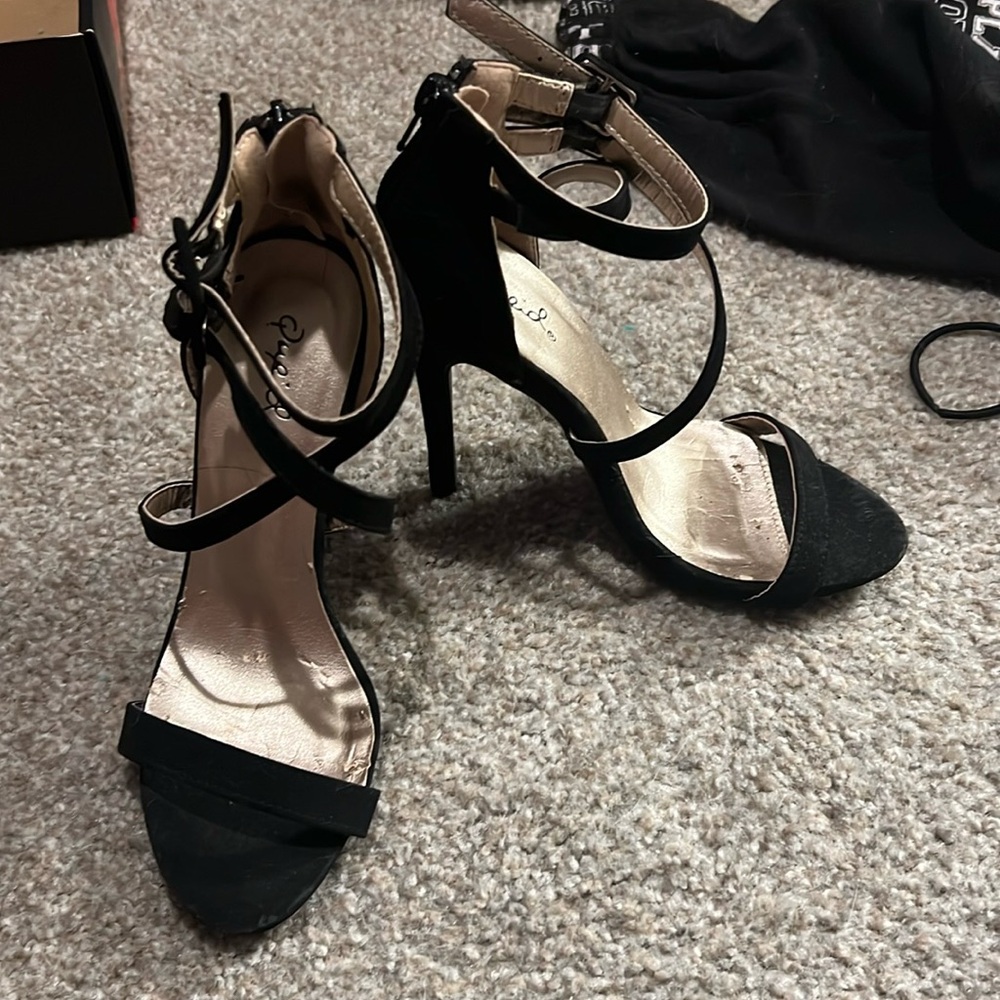 Black heels